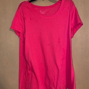 Pink XXXL NOBO short sleeve tee